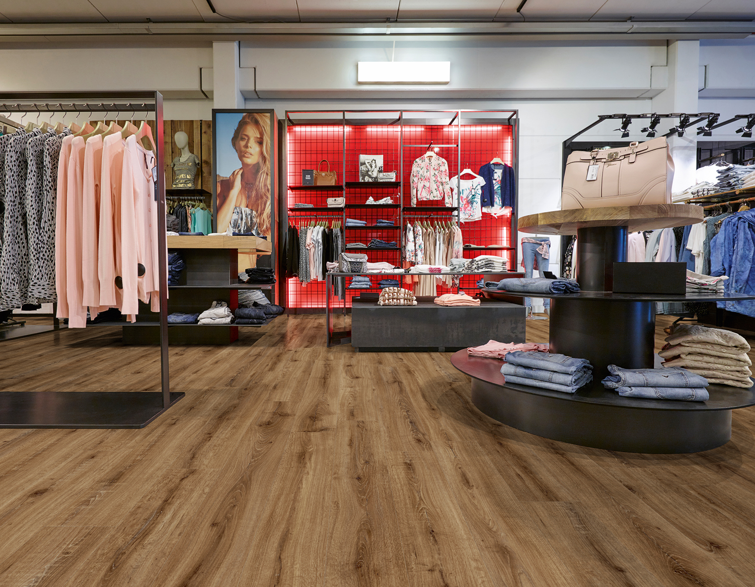 Axis vinyl flooring in retail environment