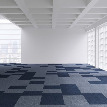 Workplace Blue Shimmer carpet tile