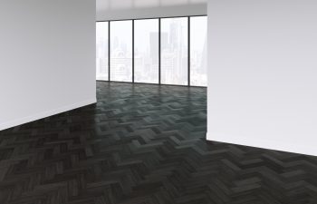 Momenta herringbone Ebony Oak vinyl flooring