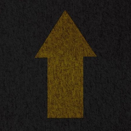 5350 CREATE SD - a yellow arrow on charcoal coloured background
