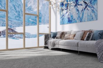 Fractured Ice Carpet Tile in alpine setting